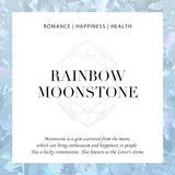 925 Silver Hexagon Moonstone Pendant Necklace