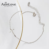 925 Sterling Silver Cross Anklet for Women