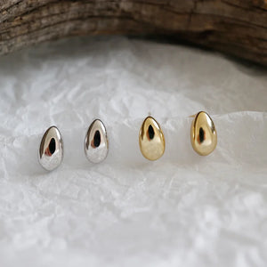 Minimalist 925 Sterling Silver Small Stud Earrings for Women