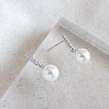 Romantic Zircon Drop Earrings Shell Bead Women Gift Jewelry Brincos