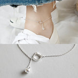 925 Sterling Silver Cat Bell Anklet for Women