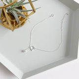 925 Sterling Silver Cat Bell Anklet for Women