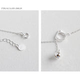 925 Sterling Silver Cat Bell Anklet for Women