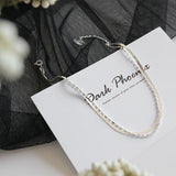 Temperament Double Layer Anklet 925 Sterling Silver Jewelry