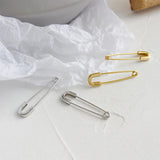 Unique Temperament Pin Earrings 925 Sterling Silver Drop Earrings for Women