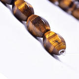 10*14mm Tiger Eye Rice Beads for DIY Necklace Bracelet 15 inch