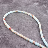 Rectangle Lapis Lazuli Natural Stones Beads DIY Women Bracelet Necklace