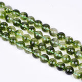 Green Peridots Crystal Loose Beads 4-12mm DIY Jewelry Making Natural Stone Rock