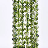 Green Peridots Crystal Loose Beads 4-12mm DIY Jewelry Making Natural Stone Rock