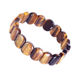 Tiger Eyes Beads Bracelet Men Natural Stone Jewelry