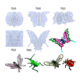 Butterfly Resin Mold DIY Bees Ladybug Dragonfly Ornaments Silicone Mold