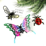 Butterfly Resin Mold DIY Bees Ladybug Dragonfly Ornaments Silicone Mold