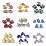 Animal Porcelain Beads for Jewelry Making DIY 5pcs