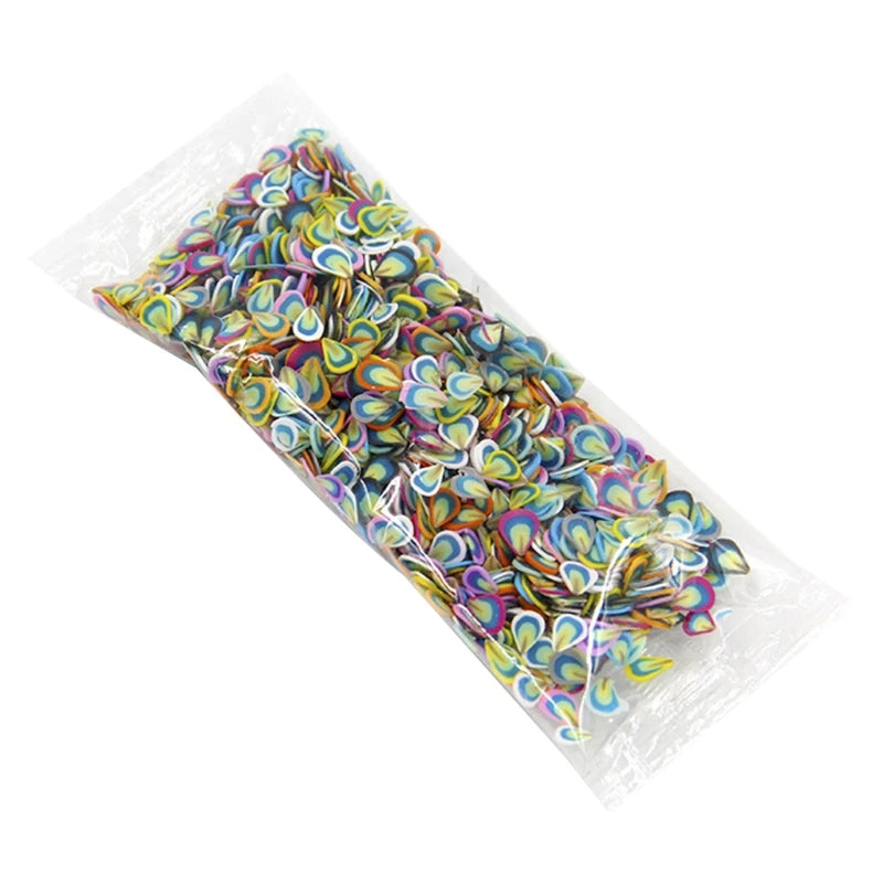 Colorful Mixed Filler Slices Charms for DIY Crafting Epoxy Resin Nail Art