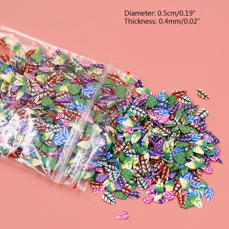 Colorful Mixed Filler Slices Charms for DIY Crafting Epoxy Resin Nail Art
