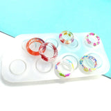 Crystal Epoxy Resin Mold Jewerly Ring Silicone Mould DIY Crafts