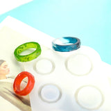 Crystal Epoxy Resin Mold Jewerly Ring Silicone Mould DIY Crafts
