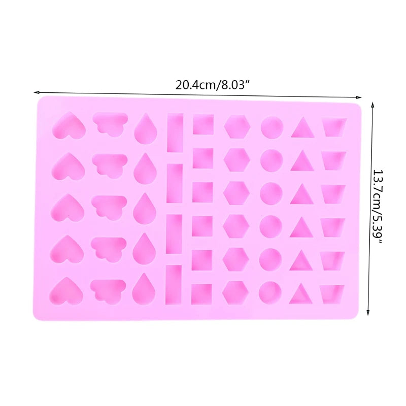 Assorted Shape Nail Art Decorative Molds Silicone Moulds for Jewelry Making