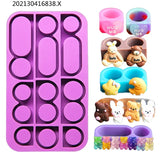 Silicone Rings Mold for Resin Single Double Three Holes