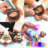 Silicone Rings Mold for Resin Single Double Three Holes