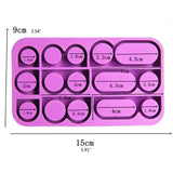 Silicone Rings Mold for Resin Single Double Three Holes