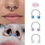 Titanium Nasal Membrane Nose Ring Body Jewelry