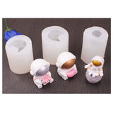 Astronaut Candle Resin Mold Plaster Mould DIY Crafts