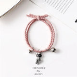 Magnet Astronaut Couple Bracelet - Leather Girlfriend Hair Band