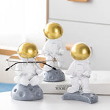 Astronaut Glasses Holder Resin Eyeglasses Display Stand Funny Desktop Ornament