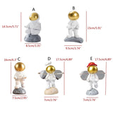 Astronaut Glasses Holder Resin Eyeglasses Display Stand Funny Desktop Ornament