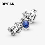 Astronaut In Galaxy Dangle Charm for Pan Charms Bracelet