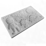 Astronaut Silicone Cake Mold Space Theme Cupcake Toppers
