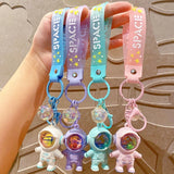 Astronaut Sunset Lamp Keychain Pendant