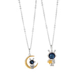 Astronautic Rabbit Necklace for Couples
