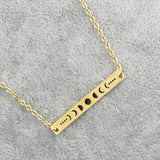 Moon Phase Bracelet Stainless Steel Friendship Gift
