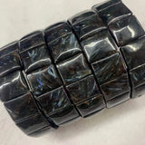 Astrophyllite Hornblende Arfvedsonite Bracelet Natural Gemstone Bangle