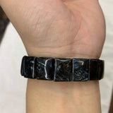 Astrophyllite Hornblende Arfvedsonite Bracelet Natural Gemstone Bangle