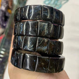Astrophyllite Hornblende Arfvedsonite Bracelet Natural Gemstone Bangle