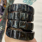 Astrophyllite Hornblende Arfvedsonite Bracelet Natural Gemstone Bangle