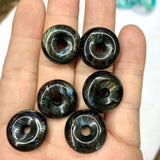 Astrophyllite Hornblende Arfvedsonite Glaucophane Stone Beads Necklace Pendant