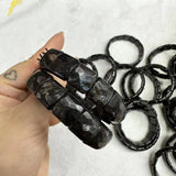 Astrophyllite Hornblende Arfvedsonite Stone Beads 12*25mm Bracelet