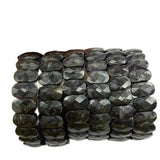 Astrophyllite Hornblende Arfvedsonite Stone Beads Bracelet 8*14mm