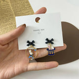 Alice In Wonderland Clip Earrings Fairy Tale Princess