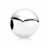 Hearts Of Love Ball Safety Charm 925 Silver Bead Fit Bracelet