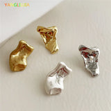 Asymmetric Metal Irregular Earrings Ms Jewelry Accessories