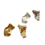 Asymmetric Metal Irregular Earrings Ms Jewelry Accessories