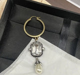 Asymmetric Pearl Drop Earrings