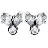 925 Silver Star Tiara Crown Earrings Snowflake Spider For Women