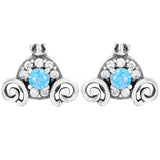 925 Silver Star Tiara Crown Earrings Snowflake Spider For Women