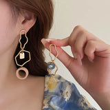 Metal Pendants Earrings European American Style Stud Earrings